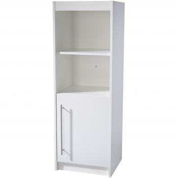 Roba Standregal 'Maren', Kinderzimmer Regal, weiß mit Schranktür und offenen Fächern