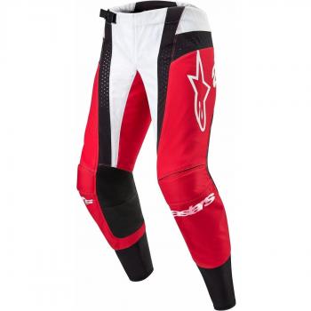 Pantaloni Alpinestars Techstar Ocuri Rosso/Nero/Bianco 36