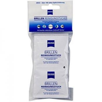 Zeiss 10 Lingettes Nettoyantes pour Lunettes