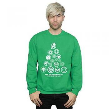 Avengers Endgame Pyramid Icons Sweatshirt L Forest Green