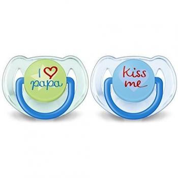 PHILIPS AVENT CHUPETE I LOVE PAPA-KISS 6-18M NIÑO