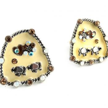 E0488 Clips Mimosi Beige Lily Treasures