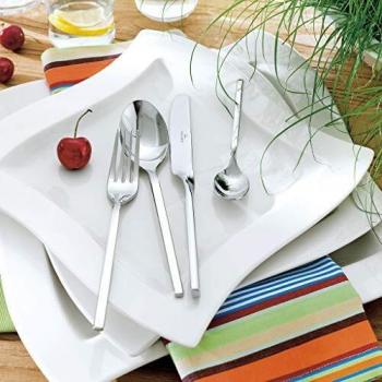 Villeroy & Boch NewWave 18/10 Stainless Steel Cutlery Set, 24 Pieces