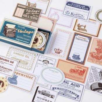 60pcs Vintage Album Decoration Stickers