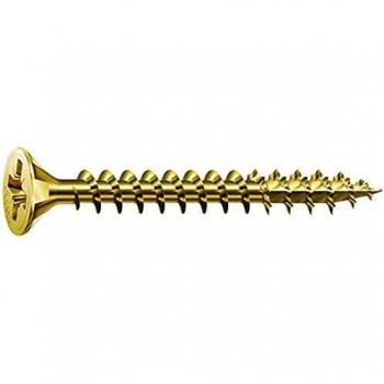 Spax PZ Countersunk Zinc Yellow Screws