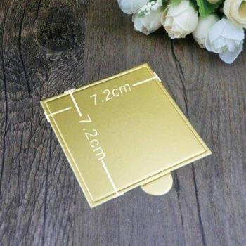 Gold Mousse Halfter für Papierkuchen