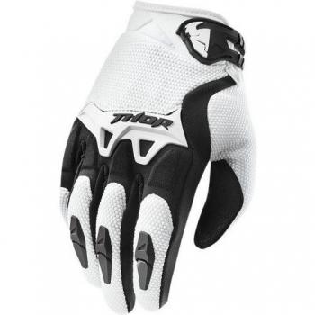 Guantes XL Thor Spectrum S15 Motocross (Blanco)