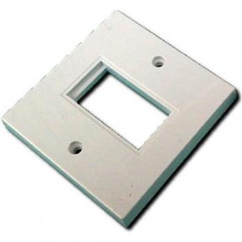 Port Low Profile Faceplate 86 x 86mm for Ethernet Modules