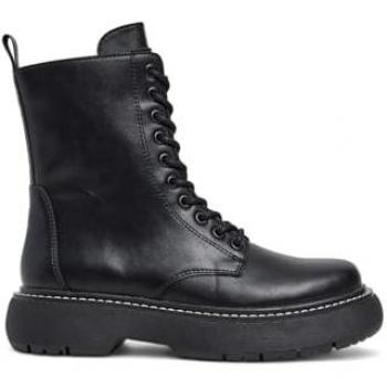 Botines Yoko Young de Pepe Jeans para mujer, color negro, con cremallera y cordones
