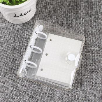 2pcs Mini Colorful PVC Spiral Binder Notebook Shell