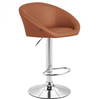 Similicuir Miami V2 Bar Chair Métal Marron