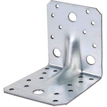 Alberts Winkelverbinder mit Steg und Rippe 105 x 105 mm