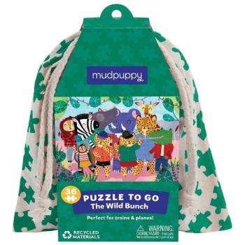 Mudpuppy The Wild Bunch Puzzle to Go (36 pezzi)
