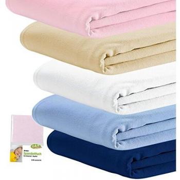 Odenwälder Jersey Spannbetttuch, natur für Wiegen