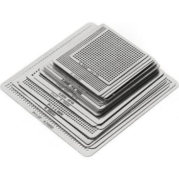 27-Piece Direct Heated BGA Stencils