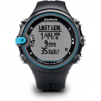 Garmin Swim Master 2026 – Universal Pool Timing (Black/Blue)