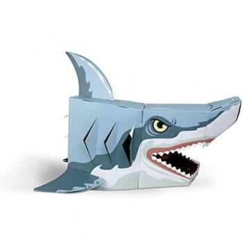 Fiesta Crafts 3D Shark Mask Kit – Simple Build Grey Shark Mask
