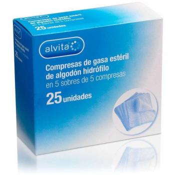 Compresa Hidrónica Alivio: Gasa Estéril 5×5, 25 Unidades