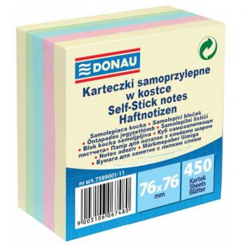 Farbenmix Haftnotiz Donau BLOCZEK SAMOP 76x76 – 12 Stück