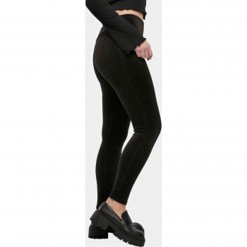 Legging Côtelé Haute Taille Femme Urban Chic