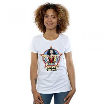 Dames Wonder Woman 84 Steren Katoenen Tshirt XL Wit