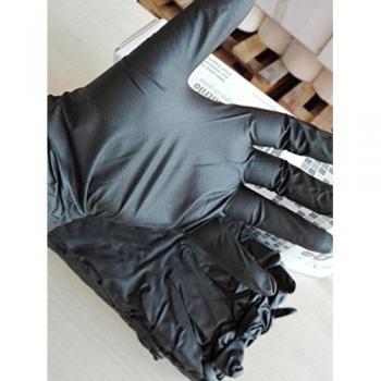 Guantes desechables de nitrilo negro Extreme, 100 unidades, talla mediana