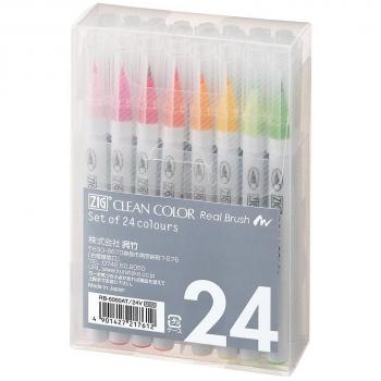 Kuretake Clean Color Real Brush Pens Set