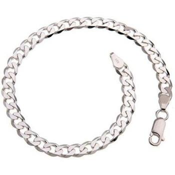 Panzerarmband 5 mm – 925 Silber, einstellbar von 16 bis 25 cm