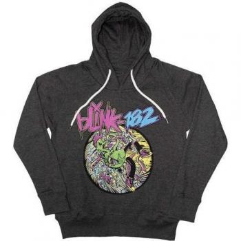 Blink 182 Unisex Adult Charcoal Overboard Event Hoodie