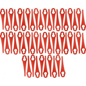 50 Red Plastic Replacement Cutter Blades for Homebase Sovereign ST05