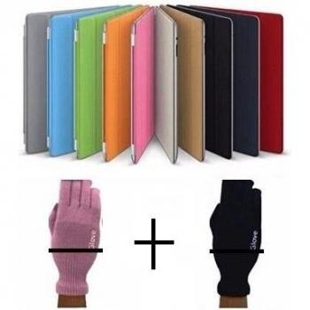 Black Smartphone-Compatible Winter Gloves