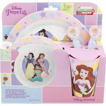 Vajilla Micro Disney Princesas 5 Piezas
