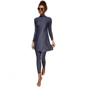 Side‑Slit Islamic Swimwear Duo