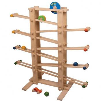 Circuit à Billes en Bois Éducatif