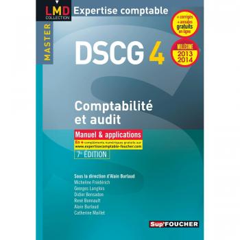 DSCG 4 Comptabilité et audit manuel et applications 7e édition Millésime