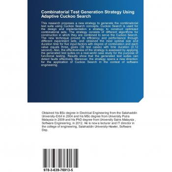 Combinatorial Test Generation Strategy Using Adaptive Cuckoo Search