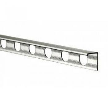 12 mm Chrome Tile Corner Trim – 2.4 m Length