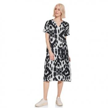 STREET ONE Maxikleid in Schwarz