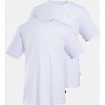 T-shirt basic 4XL uomo bianco girocollo confezione doppia JP1880