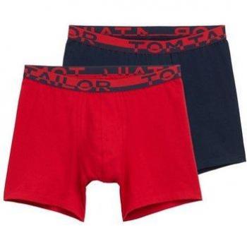 TOM TAILOR Boxershorts, 2er-Pack, modischer Logodruck