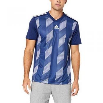Maillot adidas Striped 19 Homme, Bleu Foncé/Blanc, FR : S