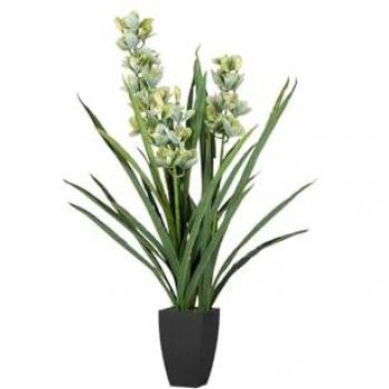 Planta Orquídea Cymbidium Artificial 70x70x110 cm