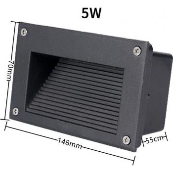 Lampadaire mural LED étanche – éclairage polyvalent 5/7/10 W AC85‑265V