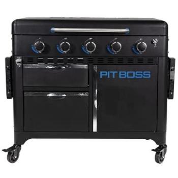 Pit Boss Plancha 5 brûleurs 4 174 cm² à gaz avec chariot