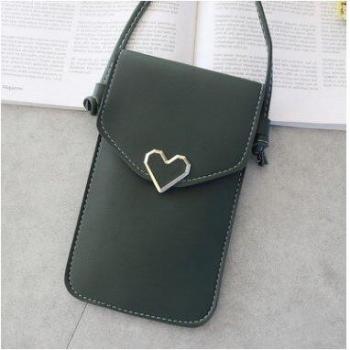 Transparent Heart Cellphone Holder