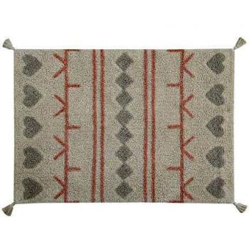Alfombra Lavable Berber Hearts