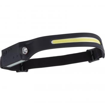 Tête lumineuse rechargeable 2‑en‑1 avec capteur COV 3 W