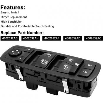 YAOPEI Window Control Switch for Dodge Journey, Liberty, Nitro / Jeep Liberty OE# 4602632AG
