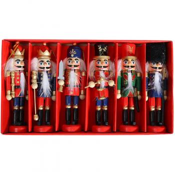 Décorations de Bureau Casse-Noisette 6Pcs