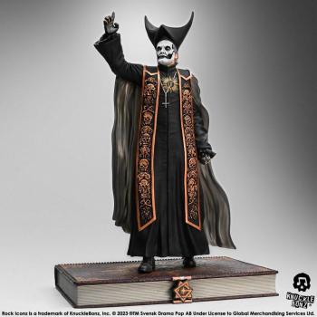 Knucklebonz Ghost Rock Iconz Statue 1/9 Papa Emeritus IV (Schwarze Roben) 22 cm